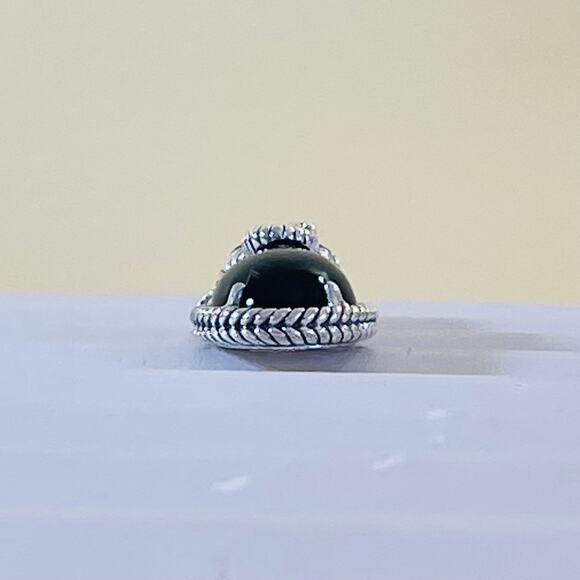 John Hardy Pendant Enhancer Jai Sterling 14K Gold Elephant Garnet Eyes - Picture 6 of 16